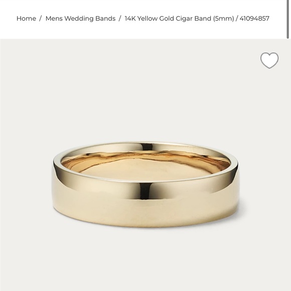 NEW 💗 5mm 14K Gold Band - Picture 11 of 12